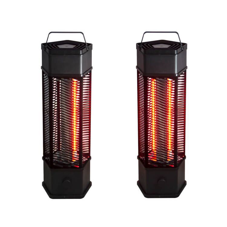 Infrared wall heater for bathroom
