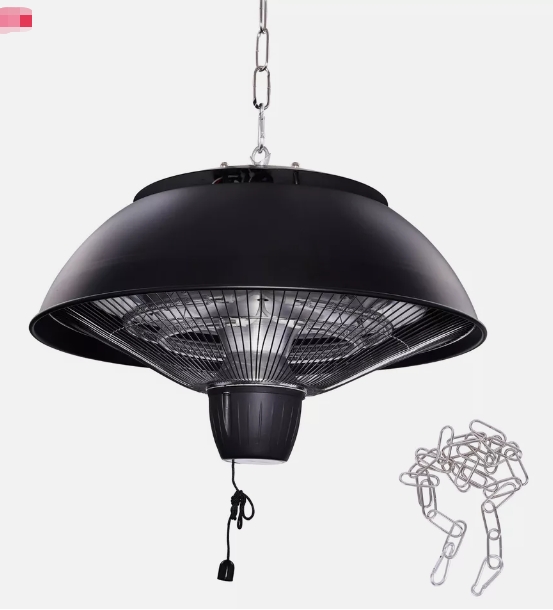 Recessed infrared ceiling heater