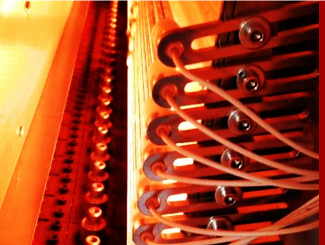 Reflector plate for PET oven