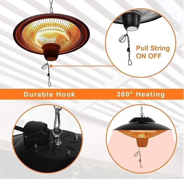 Energy efficient space heater